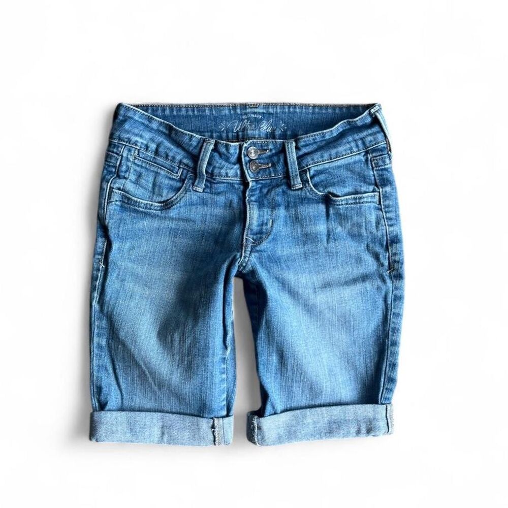 Old-navy Women's Blue Bermuda Shorts